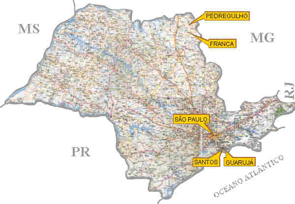 Mapa de So Paulo